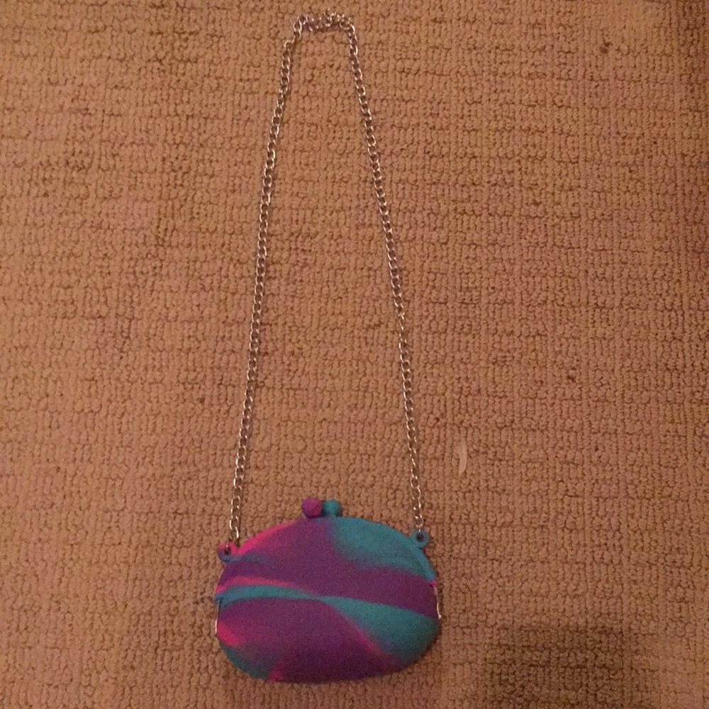 Silicone cross body bag